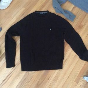 men’s black sweater